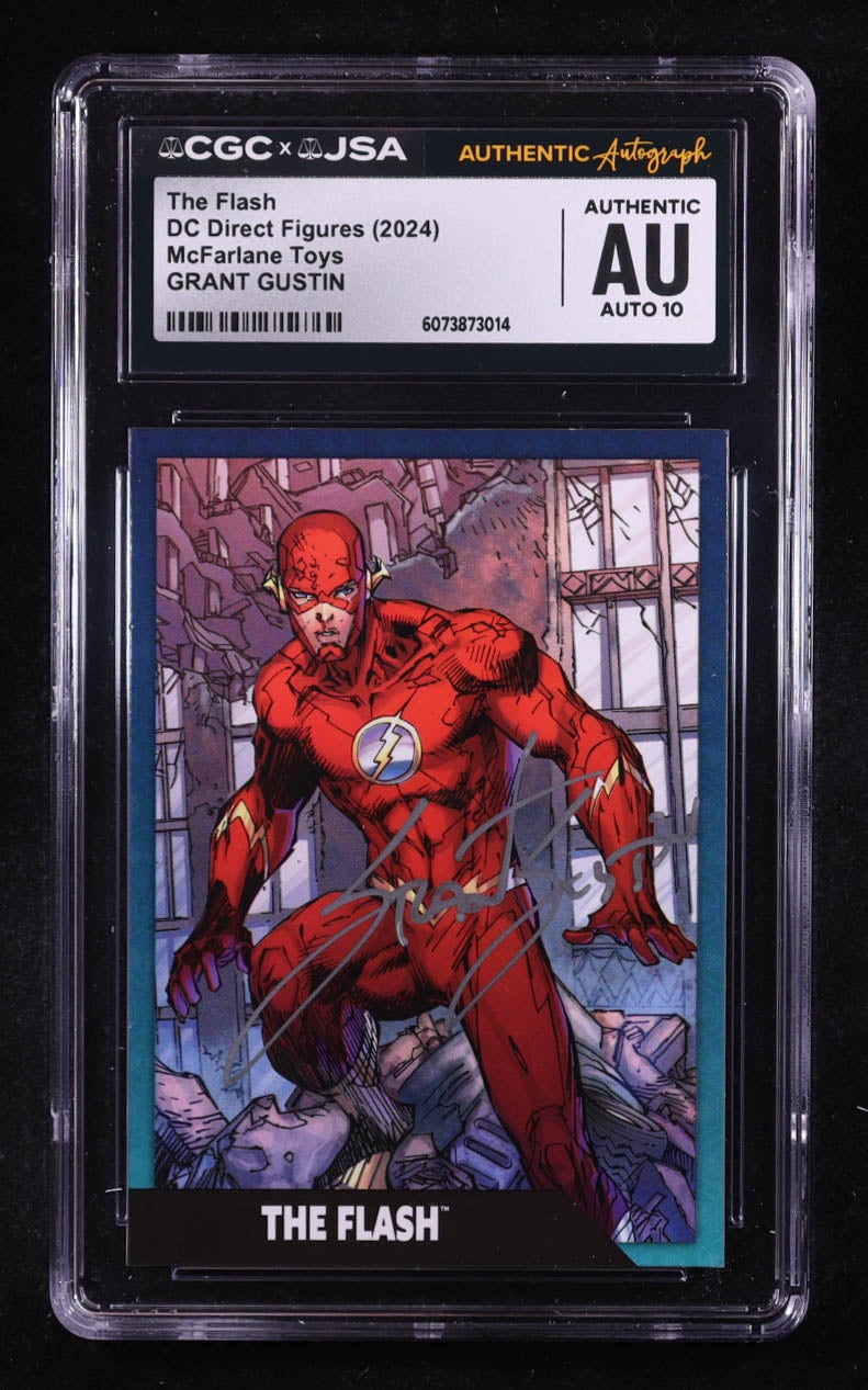 Grant Gustin Signed 2024 The Flash DC Direct Figures McFarland Toys (CGC | Autograph Graded CGC 10) Autograph Graded CGC 10