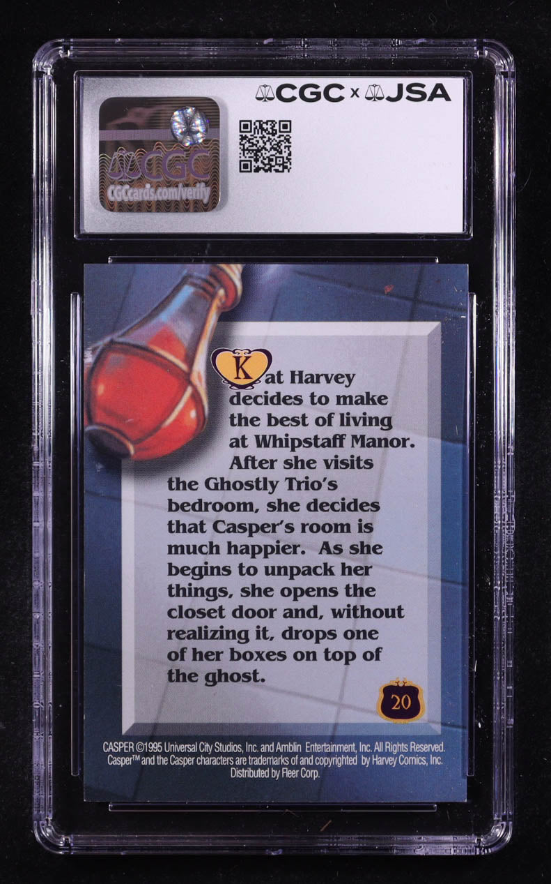 Devon Sawa Signed 1995 Fleer Casper Getting Boxed In #20 (CGC | Autograph Graded CGC 9) Autograph Graded CGC 9