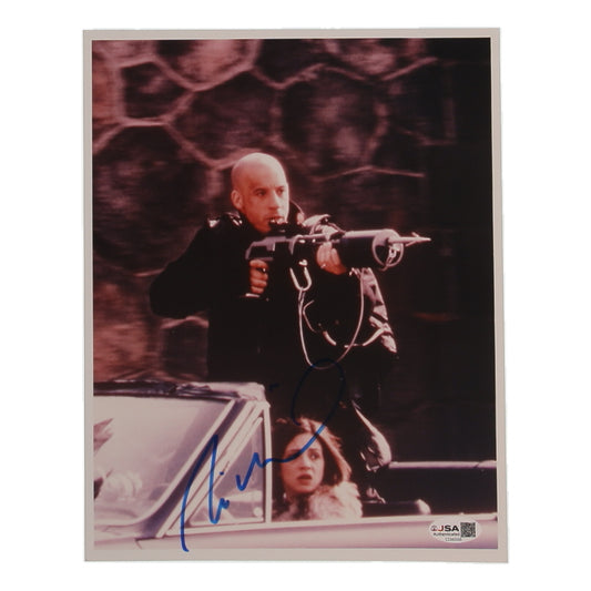 Vin Diesel Signed "XXX" 8x10 Photo (JSA) - Xander "XXX" Cage