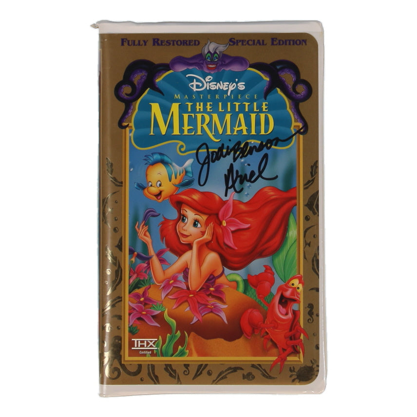 Jodi Benson Signed (JSA) "The Little Mermaid" Special Edition VHS Inscribed "Ariel" - JSA Witnessed
