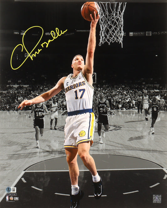 Chris Mullin Signed Warriors 16x20 Photo (Beckett) - Beckett Witnessed