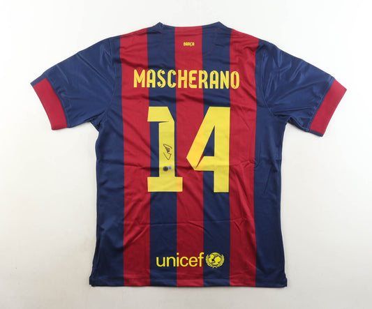 Javier Mascherano Signed Barcelona Nike Authentic Jersey (Beckett)