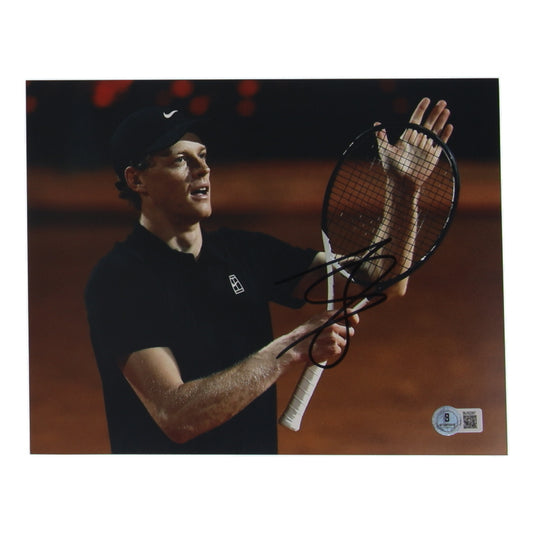 Jannik Sinner Signed 8x10 Photo (Beckett)