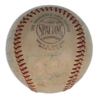 1958 St. Louis Cardinals | ONL Baseball Signed (JSA) by (25) with Stan Musial, Sal Maglie, Ken Boyer