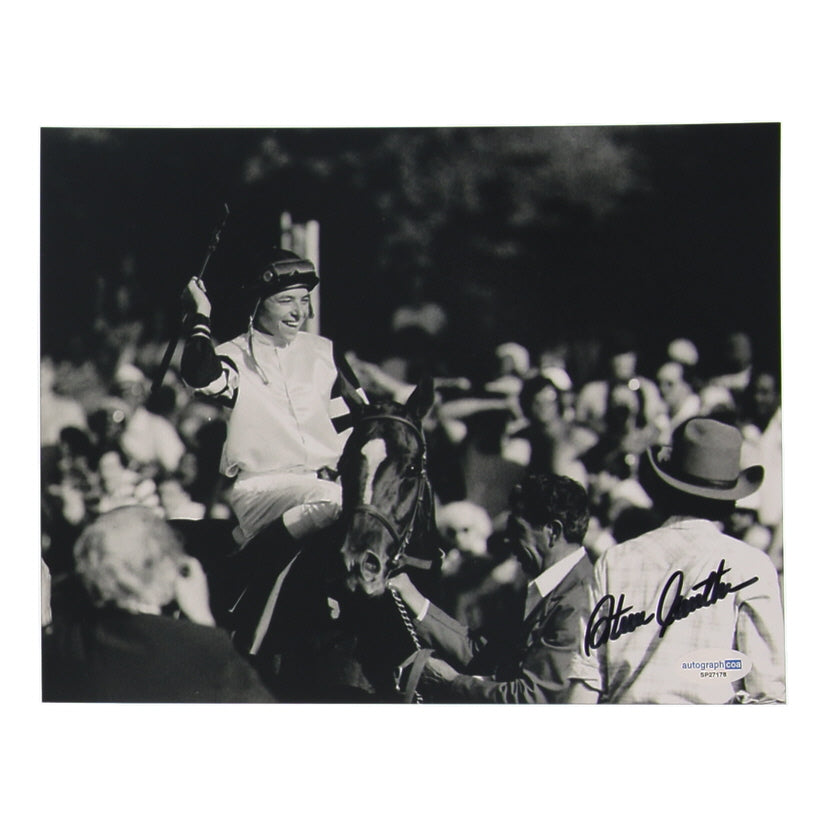 Steve Cauthen Signed 8x10 Photo (ACOA) - Jockey