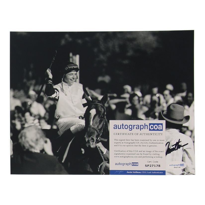 Steve Cauthen Signed 8x10 Photo (ACOA) - Jockey