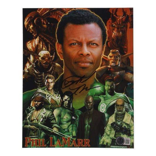 Phil LaMarr Signed 8x10 Photo (Beckett) - Voice Actor (Futurama, Samurai Jack, Wizard World)