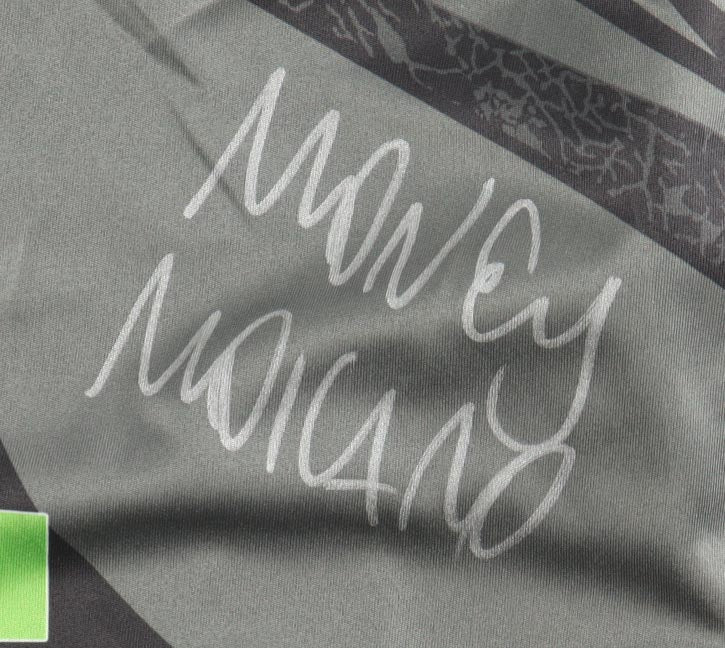 Renato Moicano Signed (Beckett) "Money Moicano" Custom Fight Shorts - Beckett Witnessed