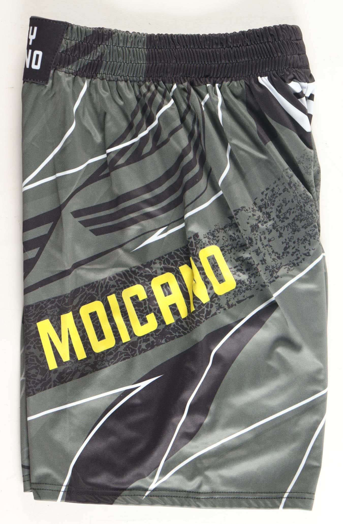 Renato Moicano Signed (Beckett) "Money Moicano" Custom Fight Shorts - Beckett Witnessed
