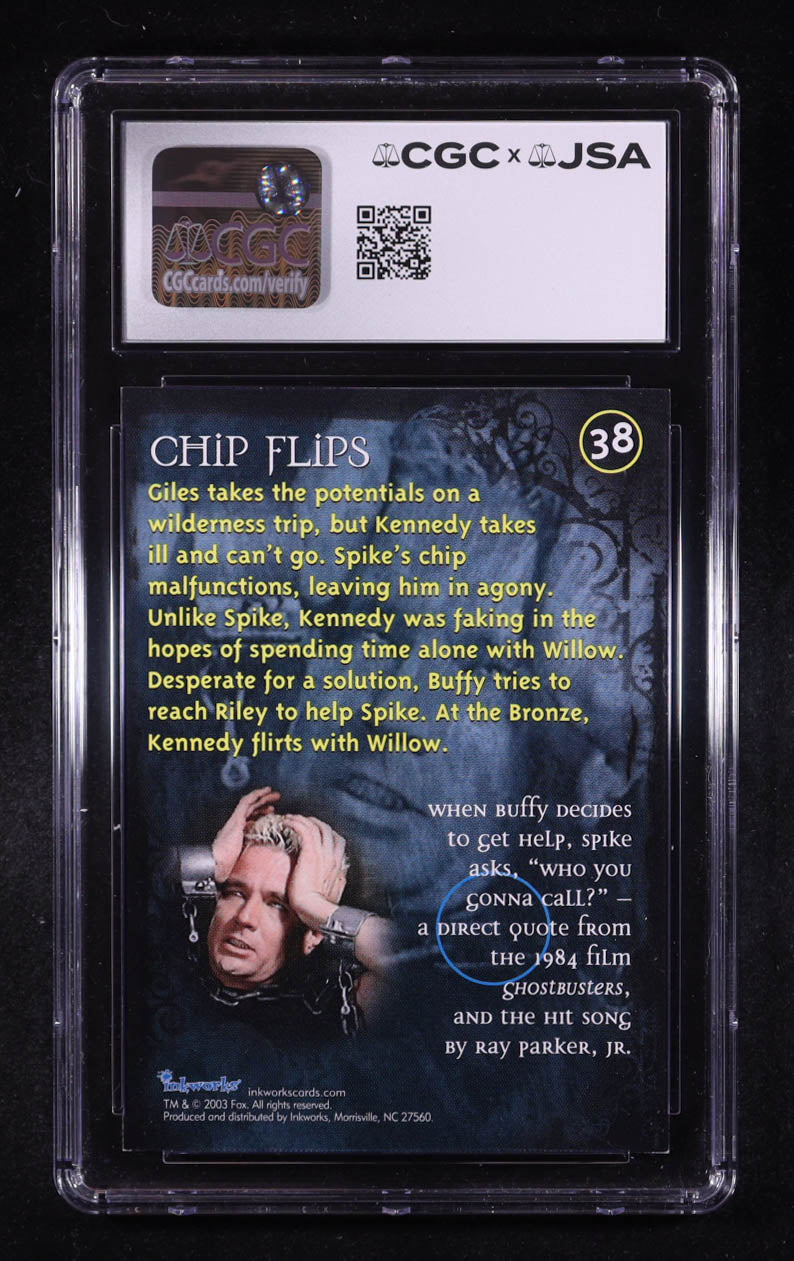 James Marsters Signed 2003 Inkworks Buffy the Vampire Slayer Season Seven #38 (CGC 9) Spike