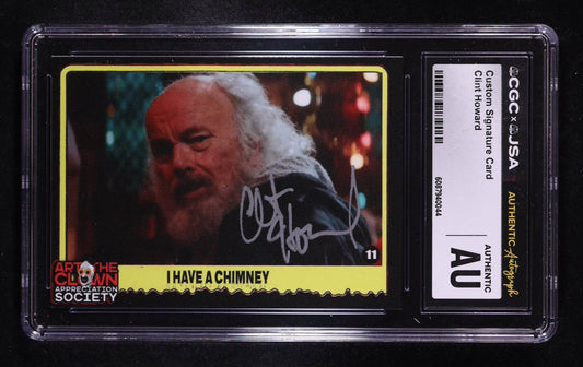 Clint Howard Signed Custom Signature Card (CGC Authentic) "Terrifier"