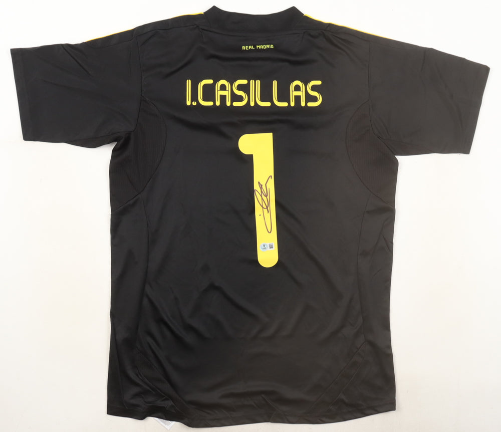 Iker Casillas Signed (Beckett) Real Madrid CF Adidas Authentic Jersey - Beckett Witnessed