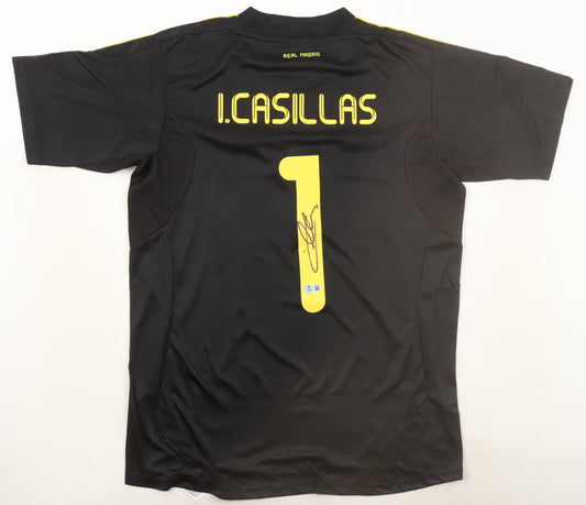 Iker Casillas Signed (Beckett) Real Madrid CF Adidas Authentic Jersey - Beckett Witnessed