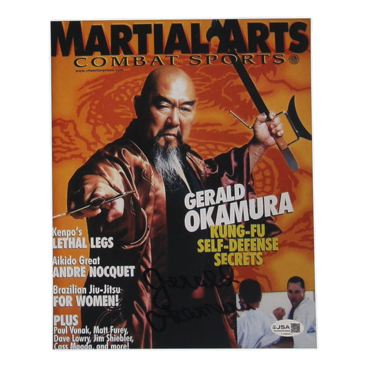 Gerald Okamura Signed 8x10 Photo (JSA)