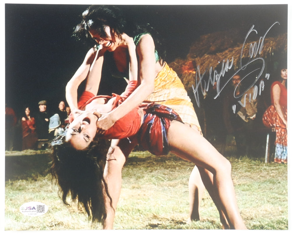 Aliza Gur Signed (JSA) "James Bond: From Russia with Love" 8x10 Photo Inscribed "Vida" - Vida