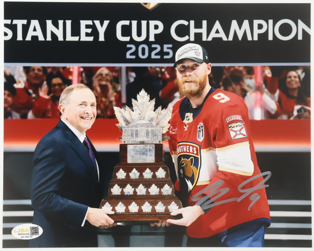 Sam Bennett Signed Panthers 8x10 Photo (JSA) - JSA Witnessed