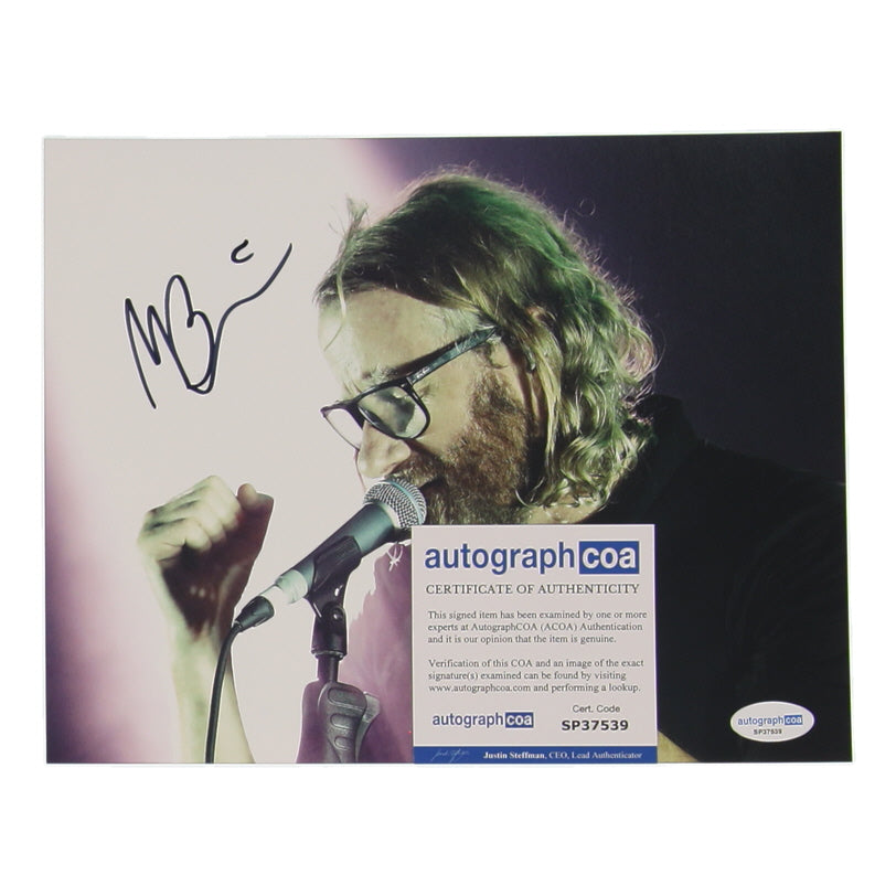 Matt Berninger Signed 8x10 Photo (ACOA) - The National
