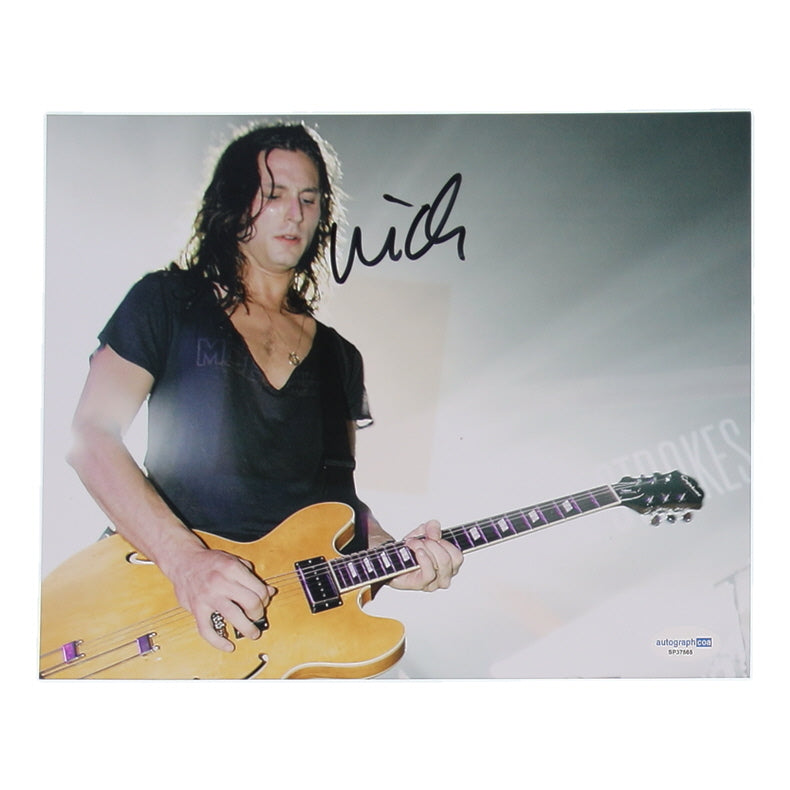Nick Valensi Signed 8x10 Photo (ACOA) - The Strokes