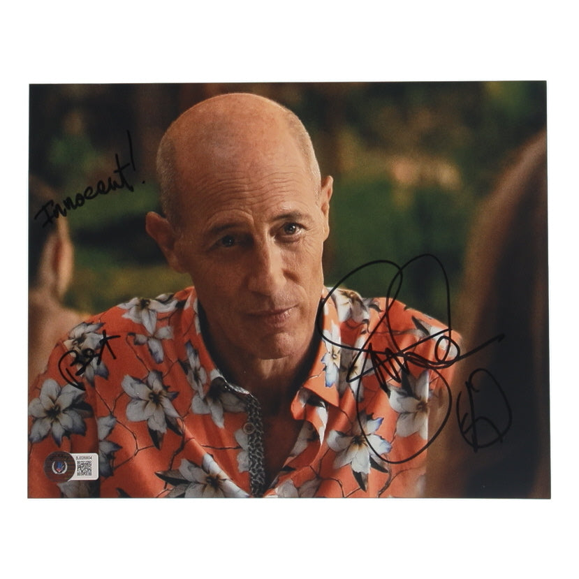 Jon Gries Signed (Beckett) "The White Lotus" 8x10 Photo Inscribed "Innocent!" - Greg Hunt