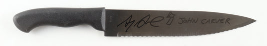 Alex Armbruster Signed (Legends & JSA) Knife Inscribed "John Carver" - Thanksgiving
