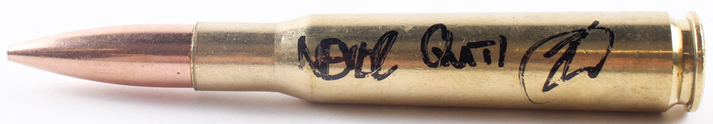 Robert O'Neill Signed (PSA) HK416 Full-Size Bullet Prop Inscribed "Never Quit" - PSA In-The-Presence | U.S. Navy SEAL Who Killed Osama Bin Laden