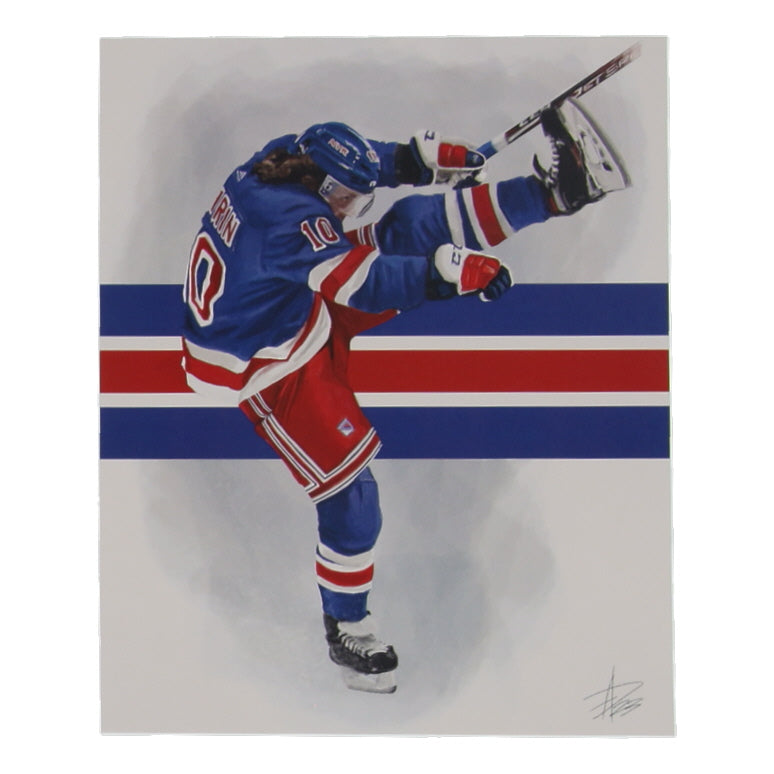 Artemi Panarin "The Breadman" Rangers 8x10 Lithograph By Alex Douglas (ArtByAD.CA) Limited Edition #3 / 6