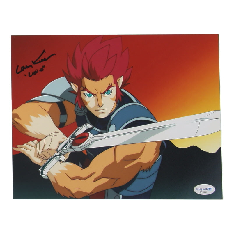 Larry Kenney Signed (ACOA) "Thundercats" 8x10 Photo Inscribed "Lion-O"