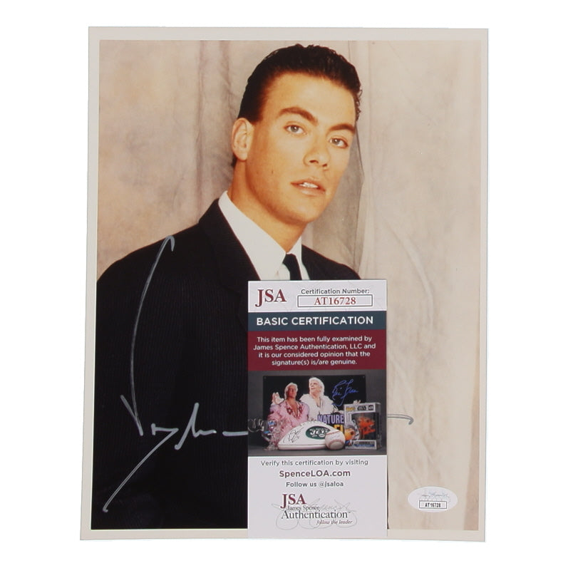 Jean-Claude Van Damme Signed 8x10 Photo (JSA)