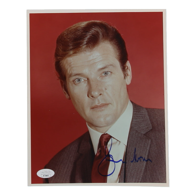 Roger Moore Signed 8x10 Photo (JSA)