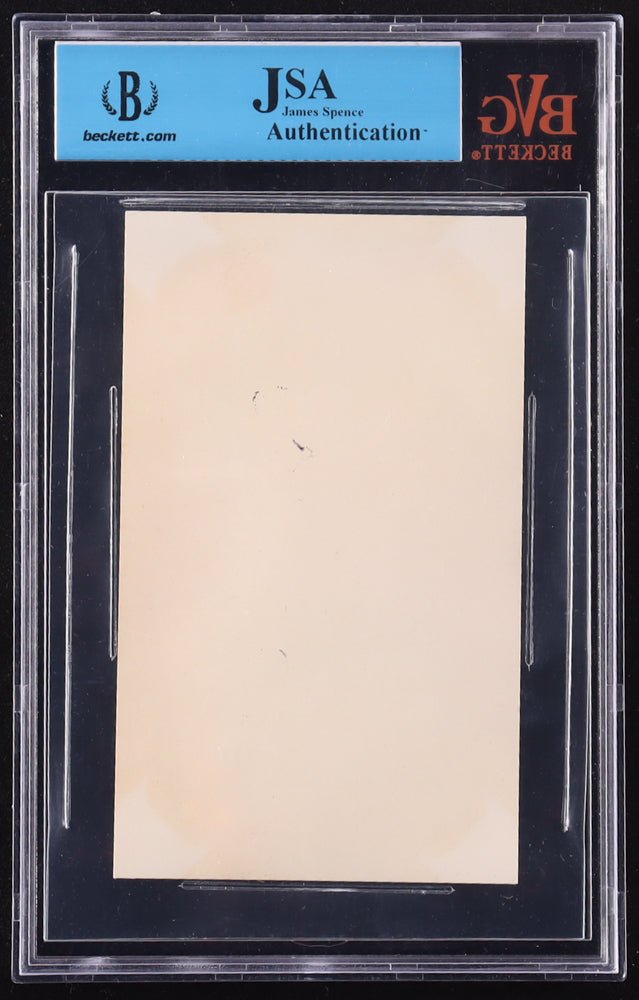 Joseph Lewis Clark Signed Index Card (JSA) - American Murderer