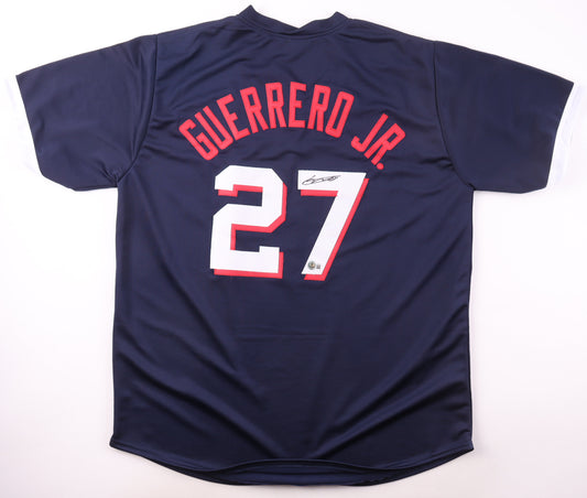 Vladimir Guerrero Jr. Signed Jersey (Beckett) - Toronto Blue Jays