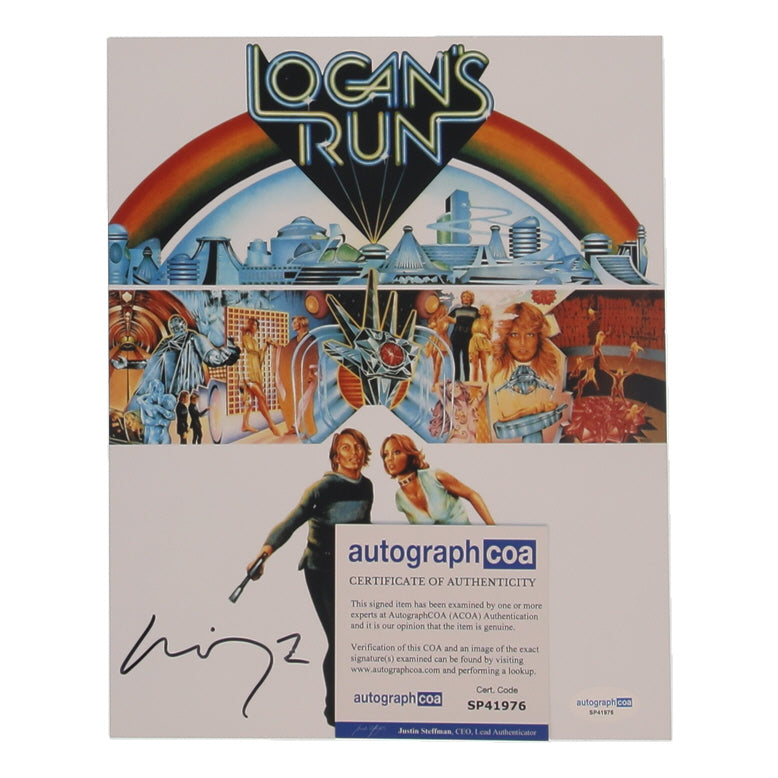 Michael York Signed "Logan's Run" 8x10 Photo (ACOA) - Logan 5
