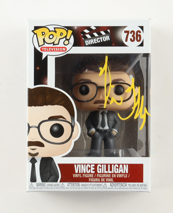 Vince Gilligan Signed "Director" #736 Funko Pop! Vinyl Figure (ACOA)