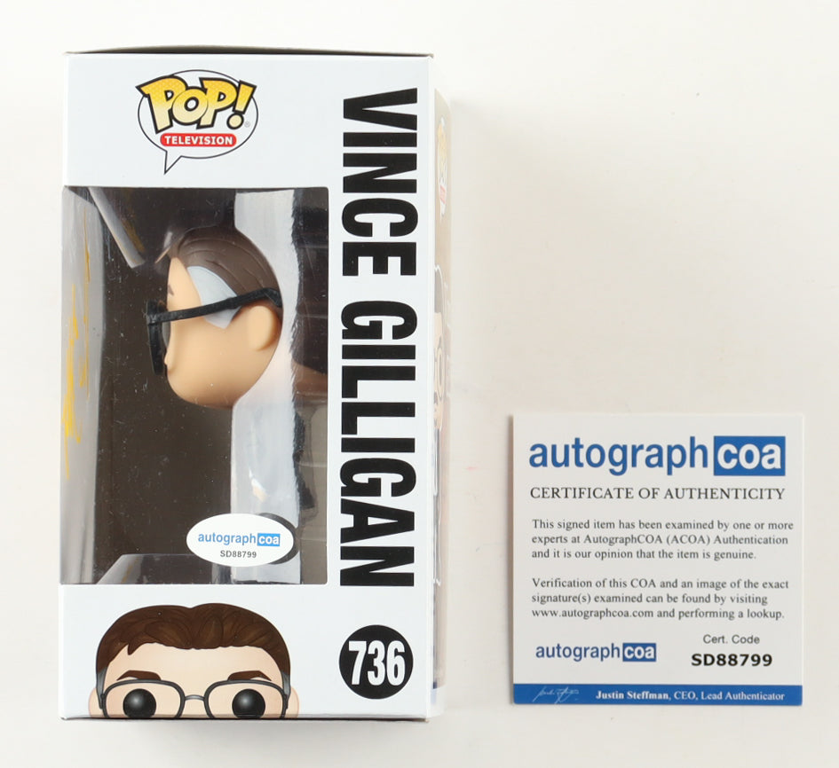 Vince Gilligan Signed "Director" #736 Funko Pop! Vinyl Figure (ACOA)