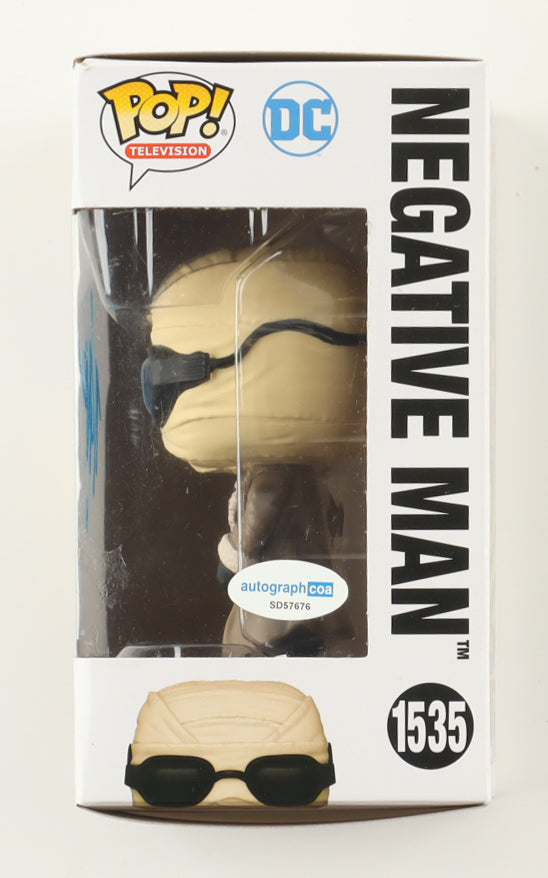 Matt Bomer Signed (ACOA) "DC: Doom Patrol" #1535 Negative Man Funko Pop! Vinyl Figure - Negative Man