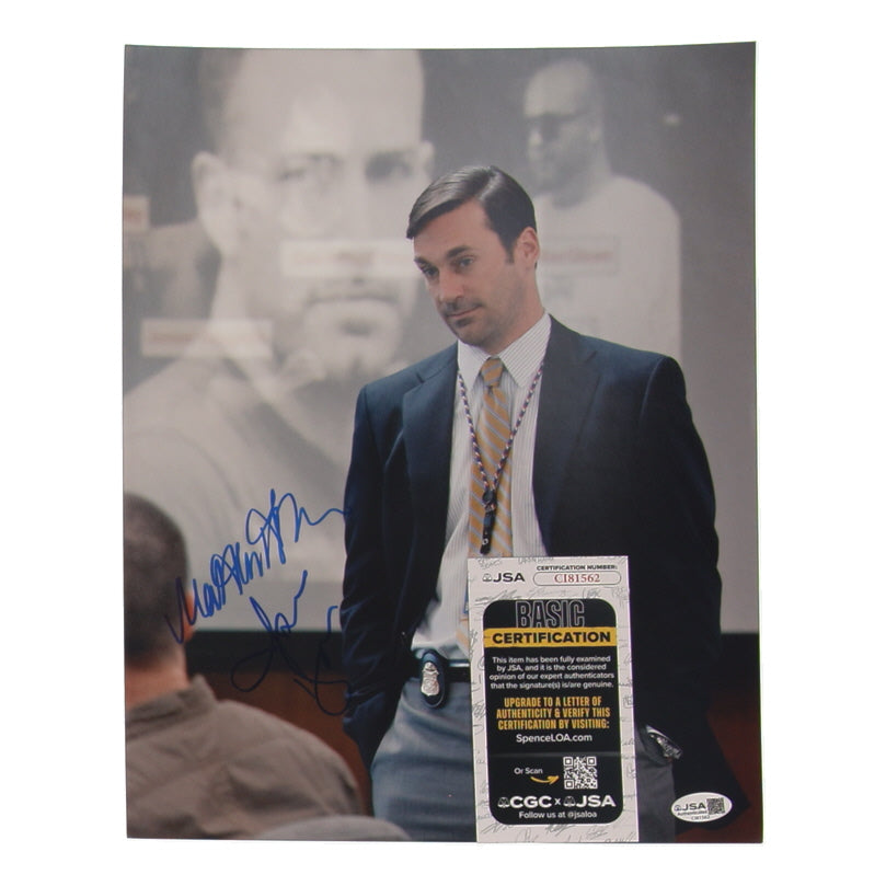 Jon Hamm Signed (JSA) "Tinker The Town" 11x14 Photo - FBI Special Agent Adam Frawley