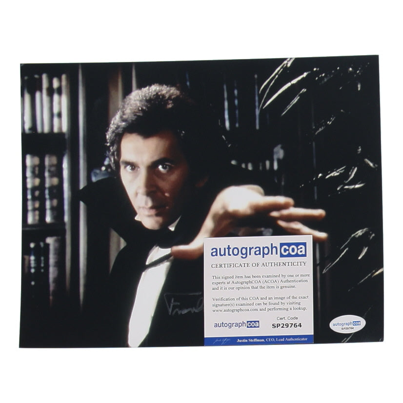 Frank Langella Signed (ACOA) "Dracula: A Love Story" 8x10 Photo - Count Dracula
