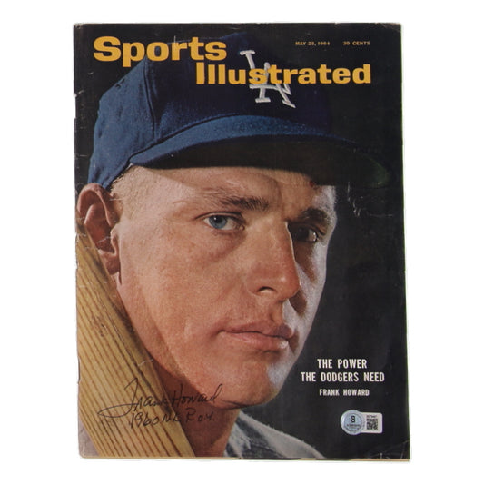 Frank "Hondo" Howard Signed (Beckett) 1964 "Sports Illustrated" Magazine Inscribed "1960 N.L. R.O.Y." - No Label