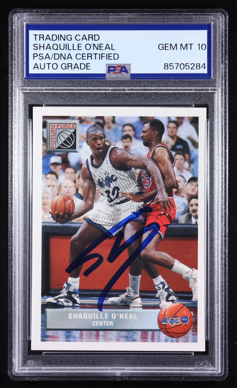 Shaquille O'Neal Signed 1992-93 Upper Deck McDonald's #P43 RC (PSA) - Rookie Card | Autograph Graded PSA 10