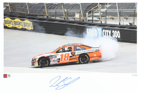 William Sawalich Signed LE Nascar Bristol Race 2025 12x18 Print (PA) Limited Edition #/50