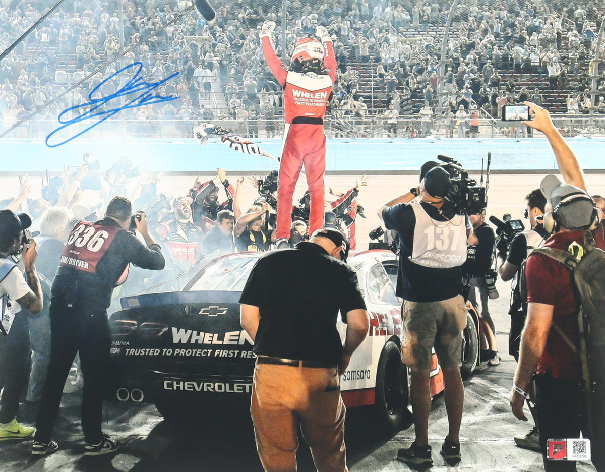 Jesse Love Signed Nascar 2025 XFinity Championship Celebration 11x14 Photo (PA)