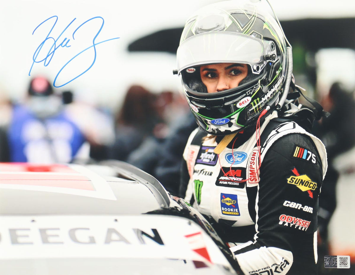 Hailie Deegan Signed Nascar 11x14 Photo (DEEGAN COA)