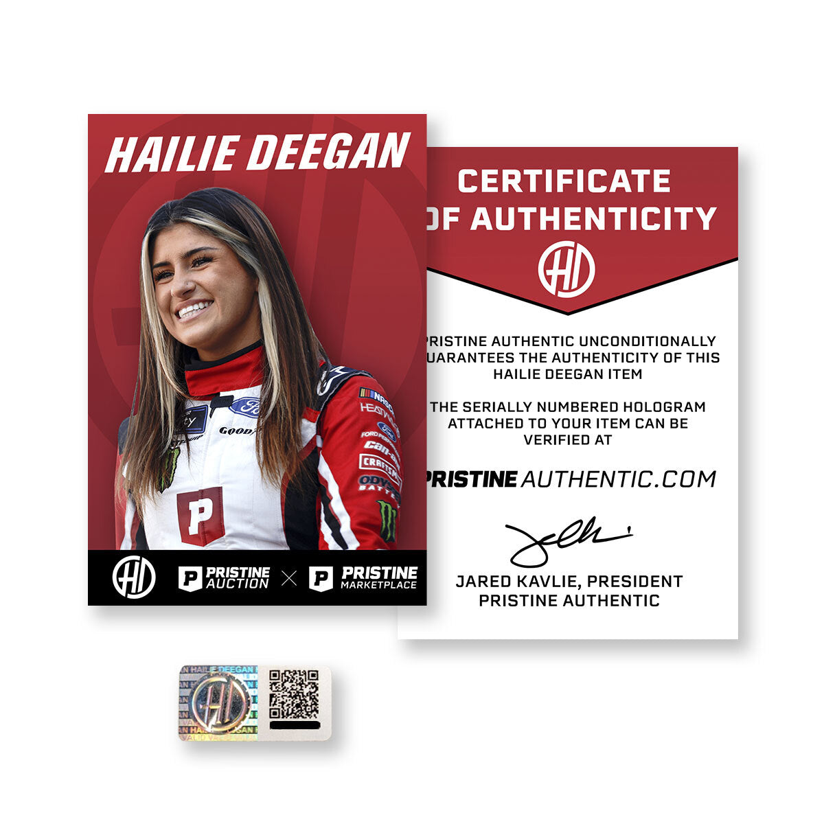 Hailie Deegan Signed Nascar 11x14 Photo (DEEGAN COA)