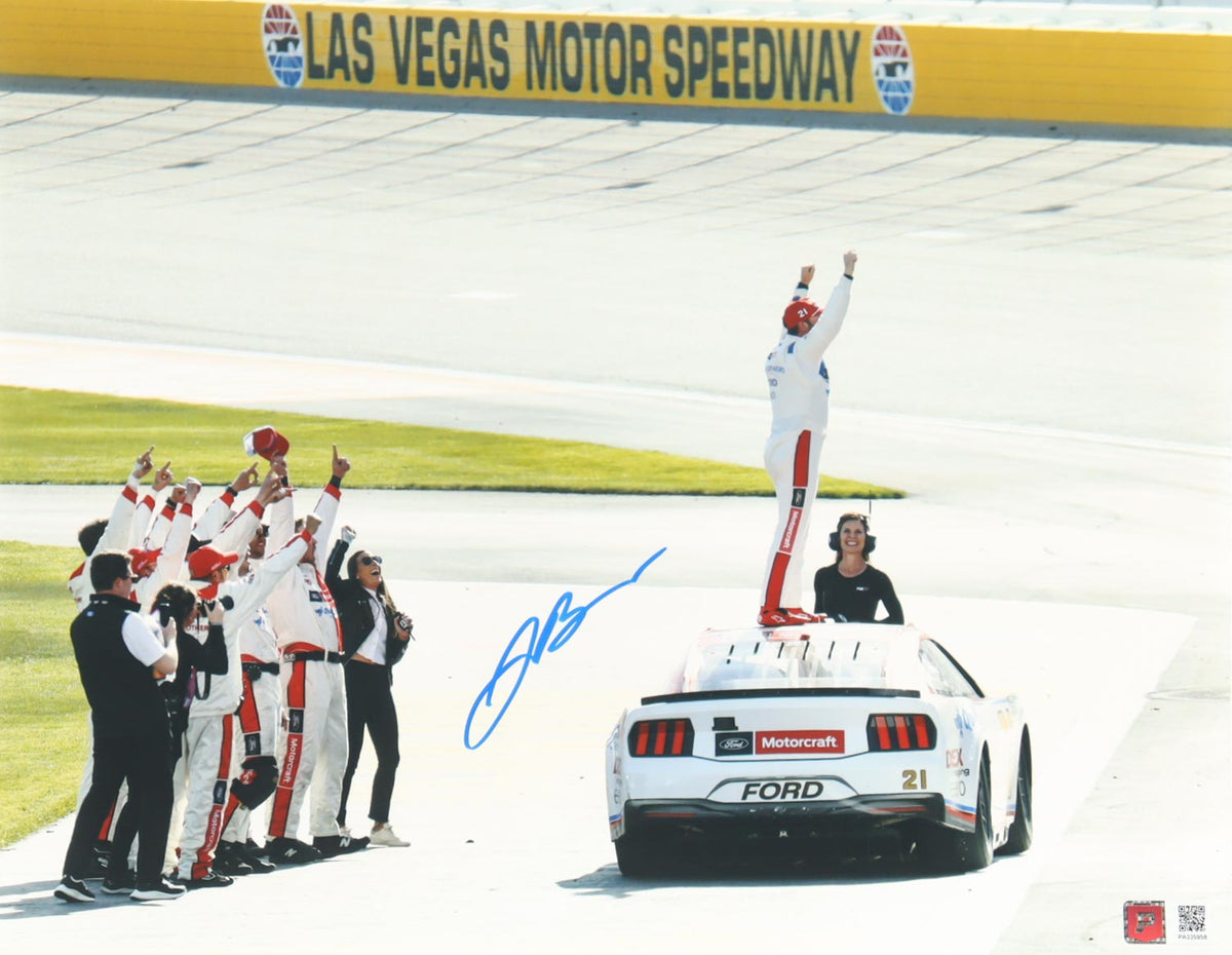 Josh Berry Signed Nascar First Cup Win | Las Vegas Win 2025 11x14 Photo (PA)