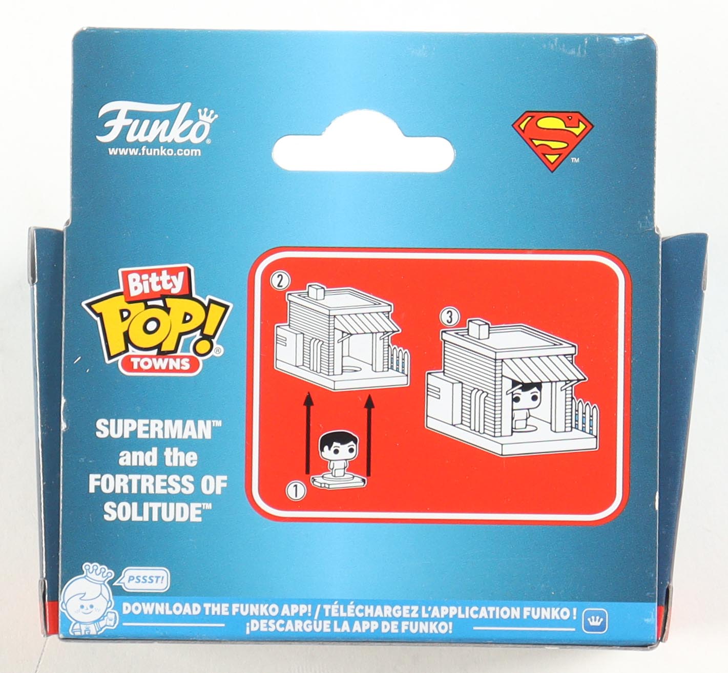 Tyler Hoechlin Signed (JSA) Funko DC Superman Bitty POP! Town Fortress of Solitude Vinyl Figure - JSA Witnessed