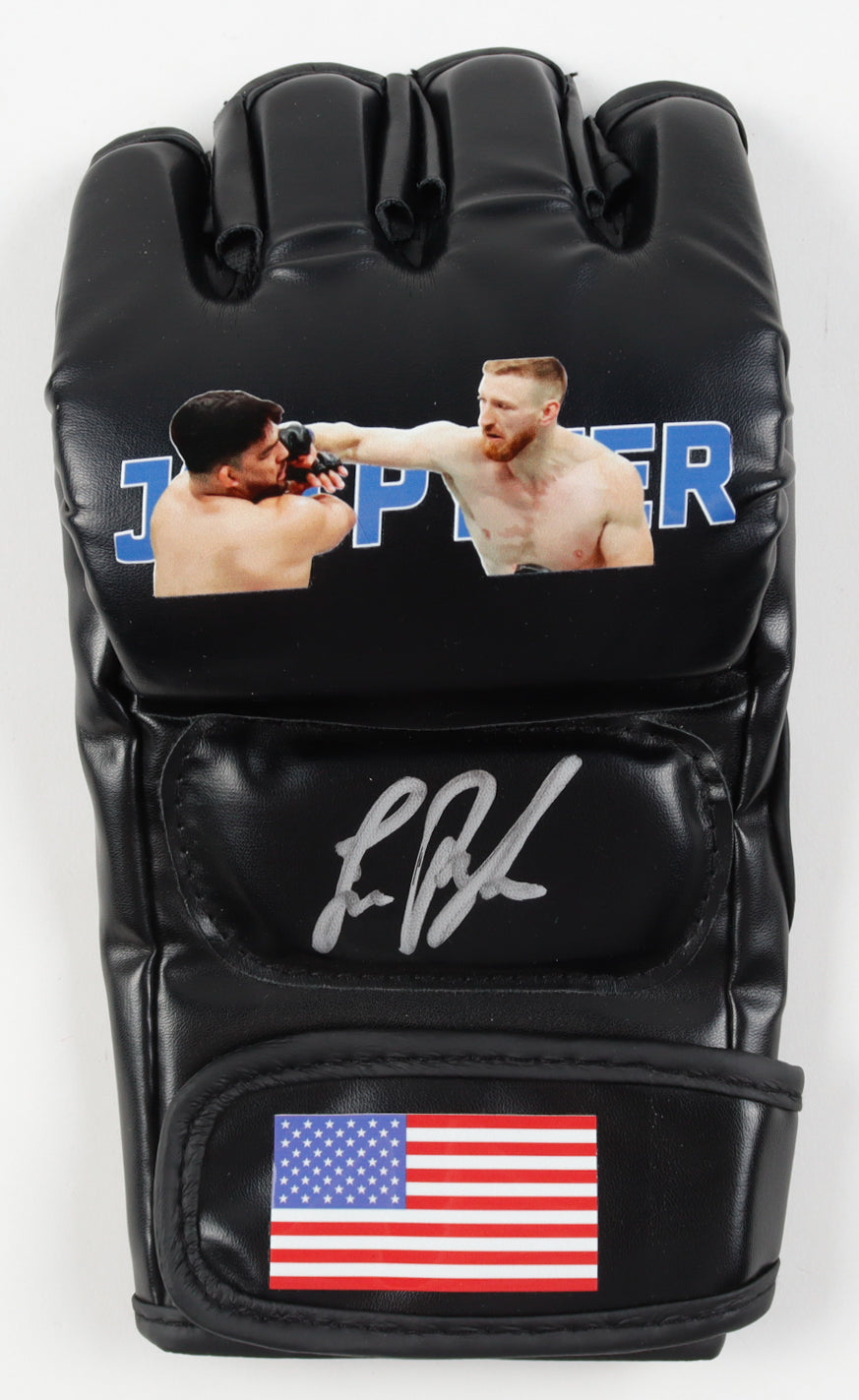 Joe Pyfer Signed (Beckett) MMA Custom USA Glove - Beckett Witnessed
