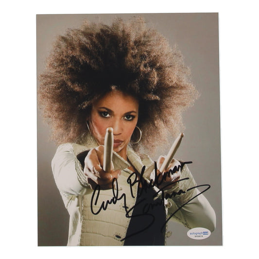 Cindy Blackman Santana Signed 8x10 Photo (ACOA) - Santana Drummer