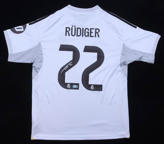 Antonio Rudiger Signed (Beckett) Real Madrid F.C. Adidas Authentic Jersey