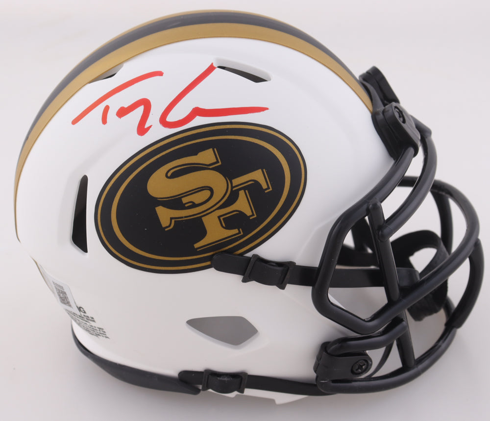 Trey Lance Signed (Beckett) 49ers Lunar Eclipse Alternate Speed Mini Helmet