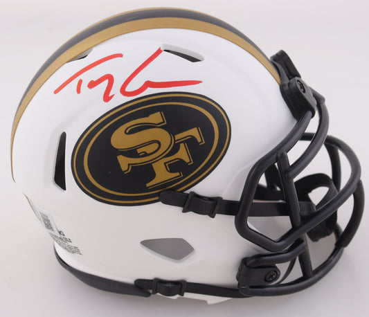 Trey Lance Signed (Beckett) 49ers Lunar Eclipse Alternate Speed Mini Helmet